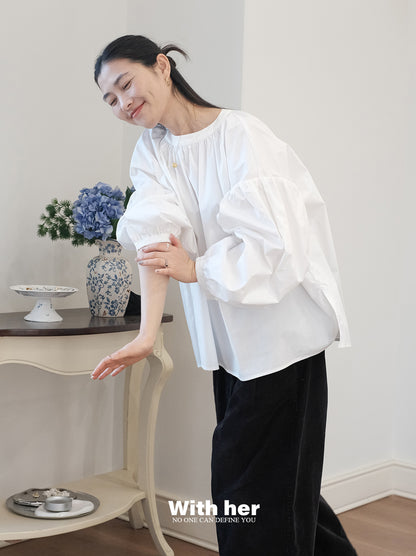 Voluminous Sleeve Shirt