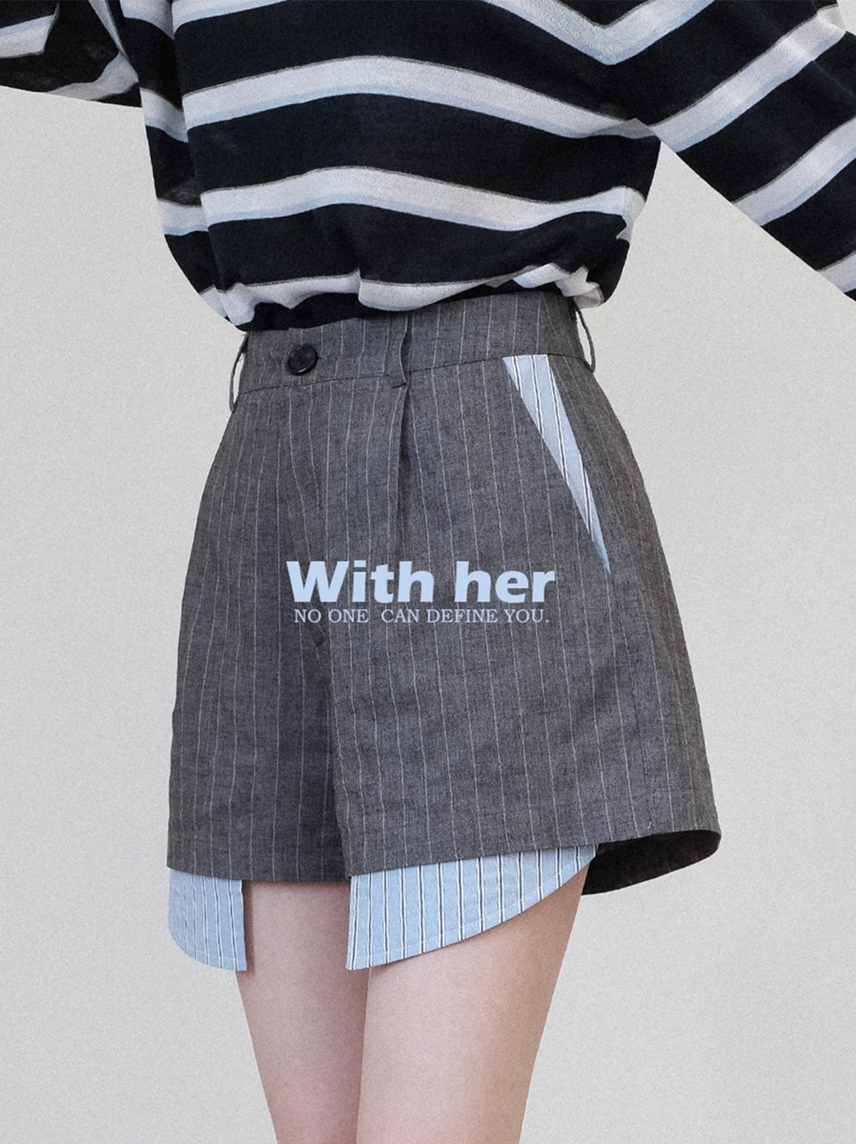 Crosscut Blazer Shorts