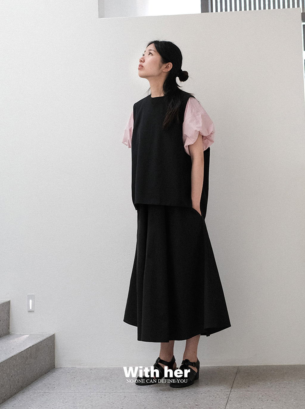 Original Cotton Puff Sleeve Dress