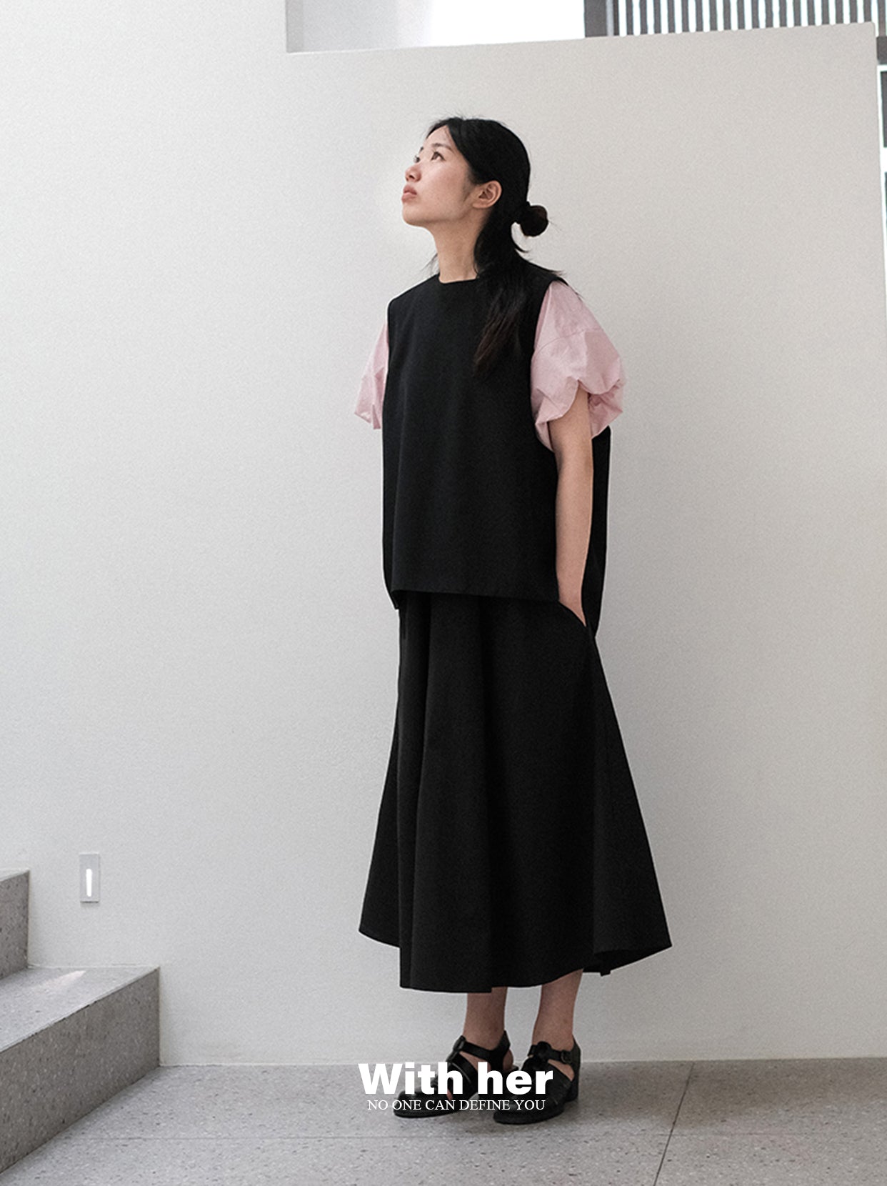 Original Cotton Puff Sleeve Dress