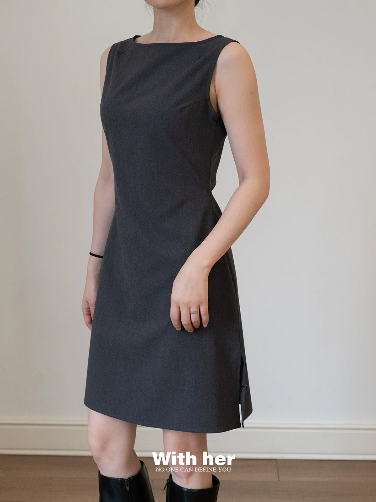 Gray Tank Dress