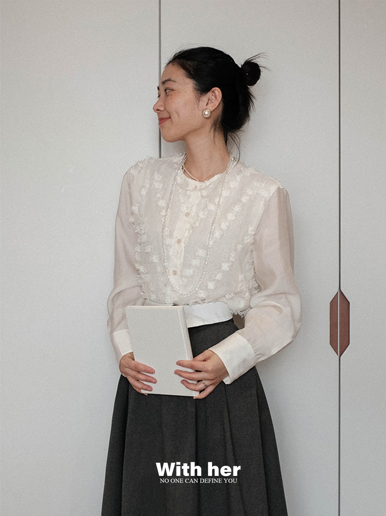 Tassel White Sleeve Shirt