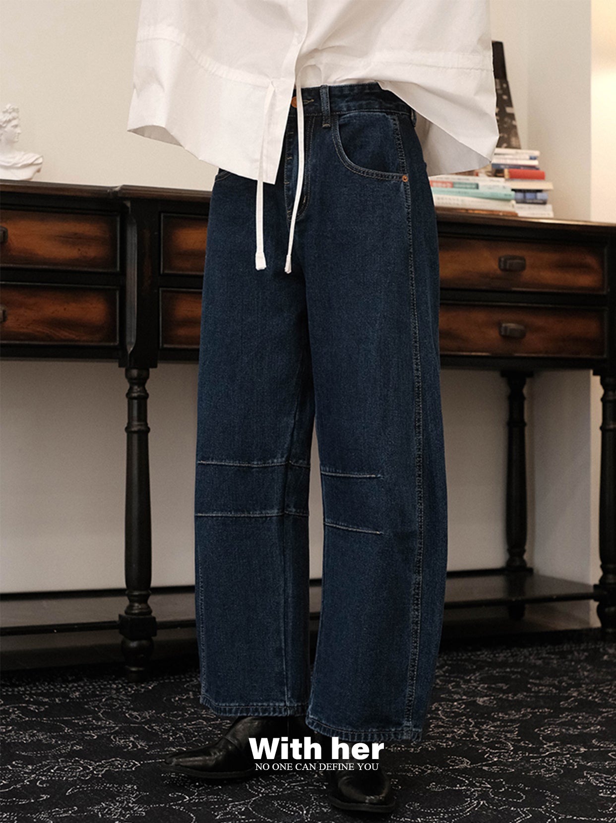 Old School Cropped Jeans