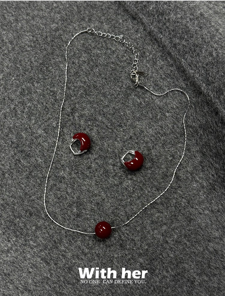 Red Berry Luxe Jewelry Set