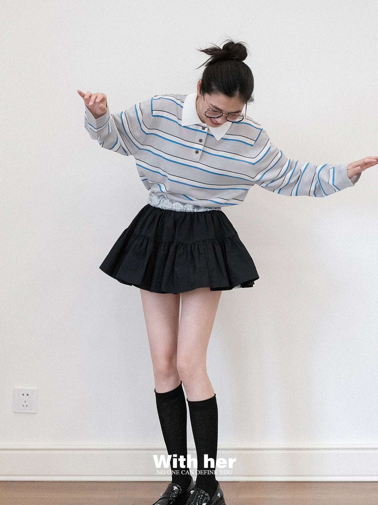 Miu Striped Shirt
