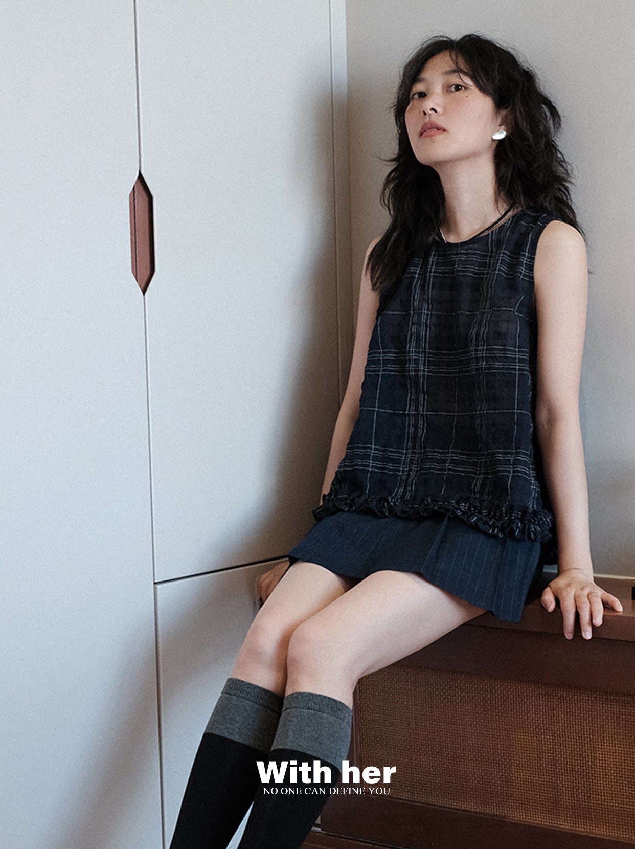 Original Plaid Sleeveless Top