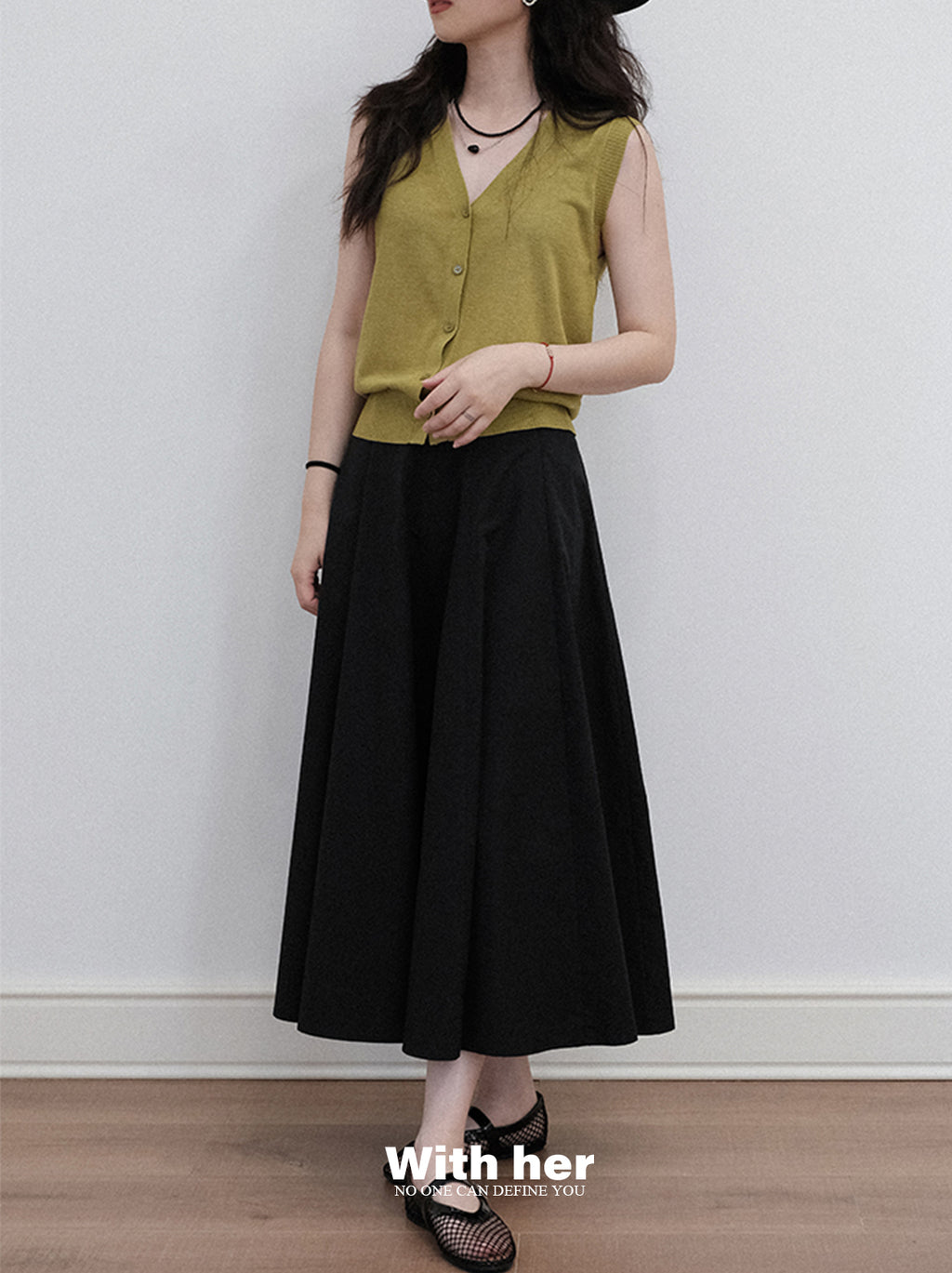 Sleeveless Knit Vest