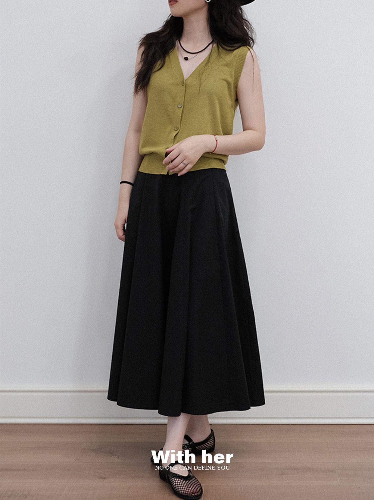Sleeveless Knit Vest