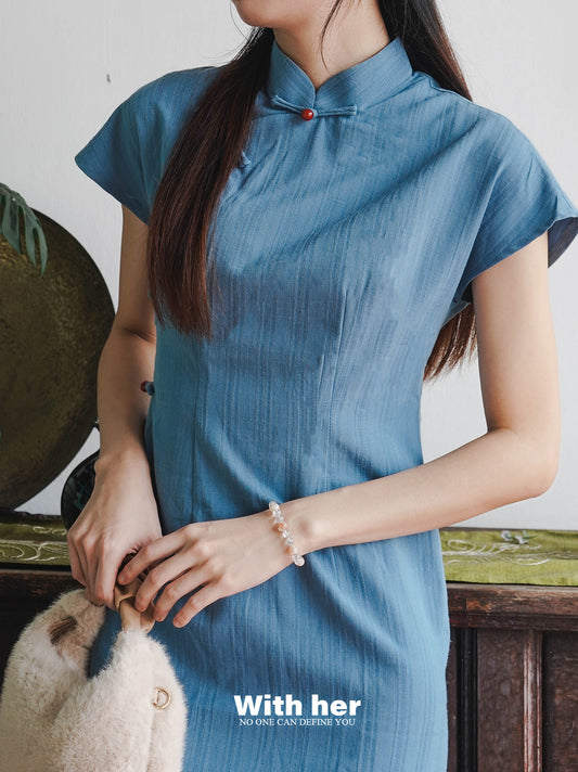 Eastern Azure Cheongsam