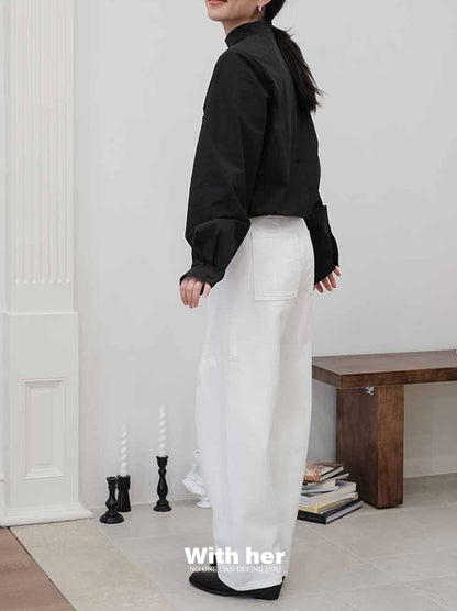 White Pearl Harem Pants