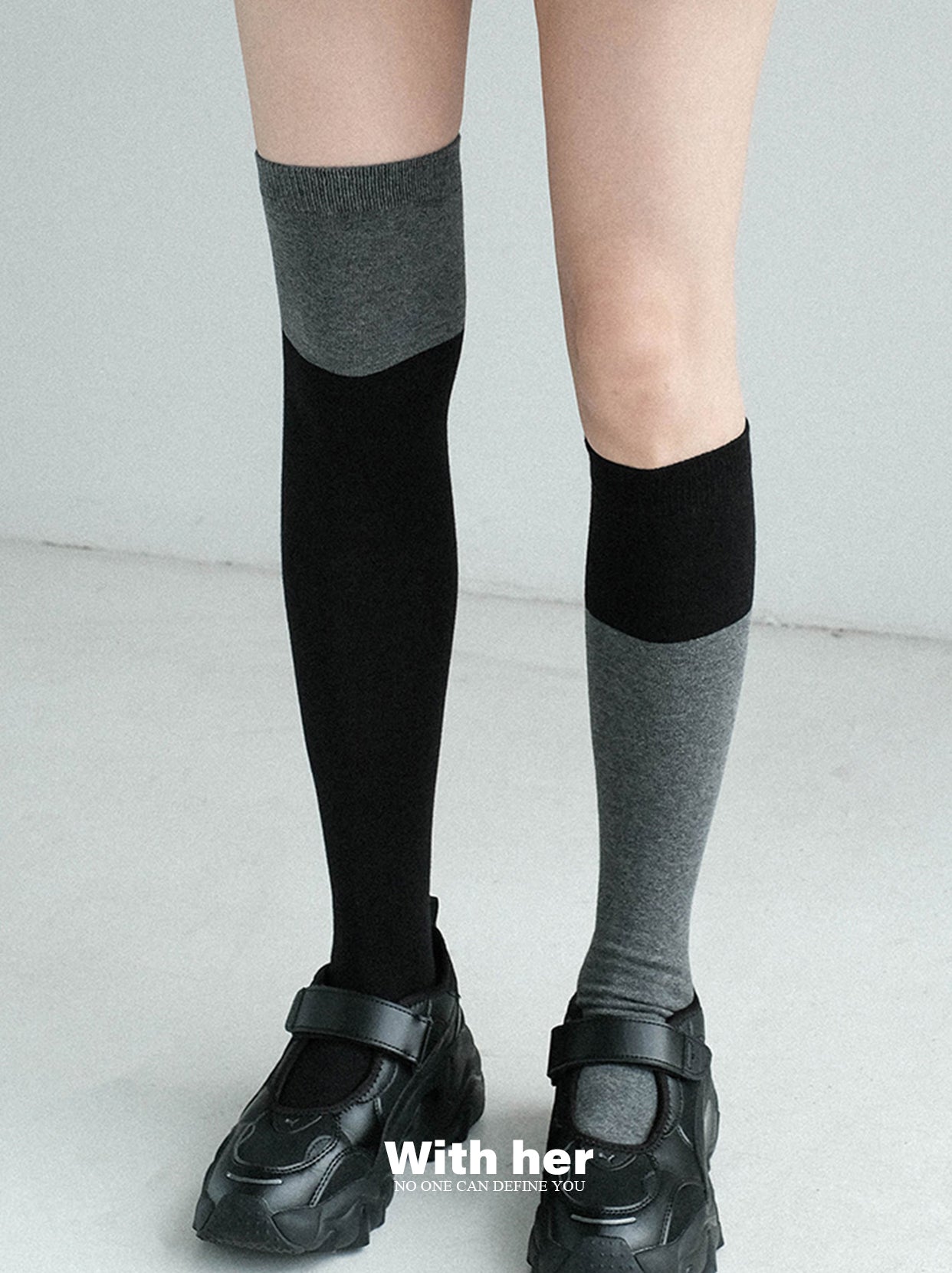 Layered Long Socks