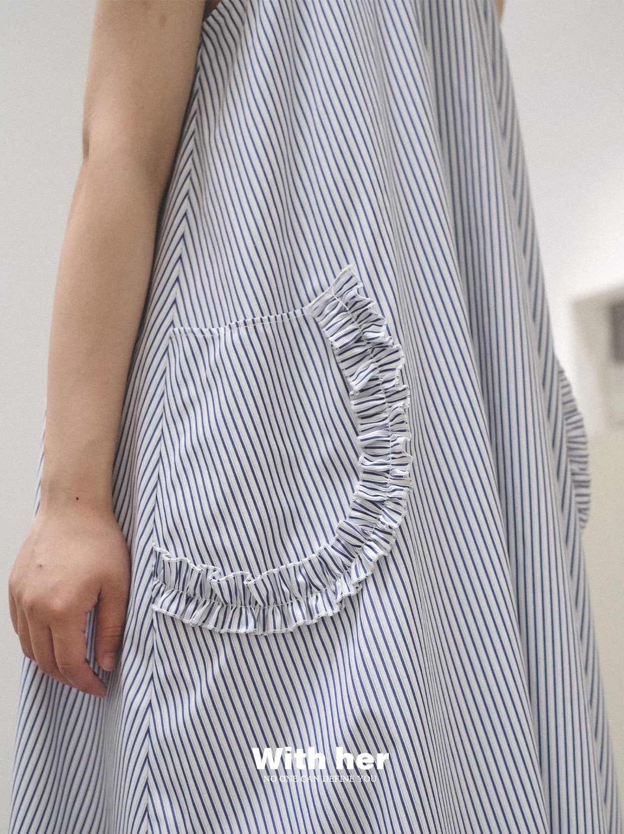 Original Halterneck Striped Dress