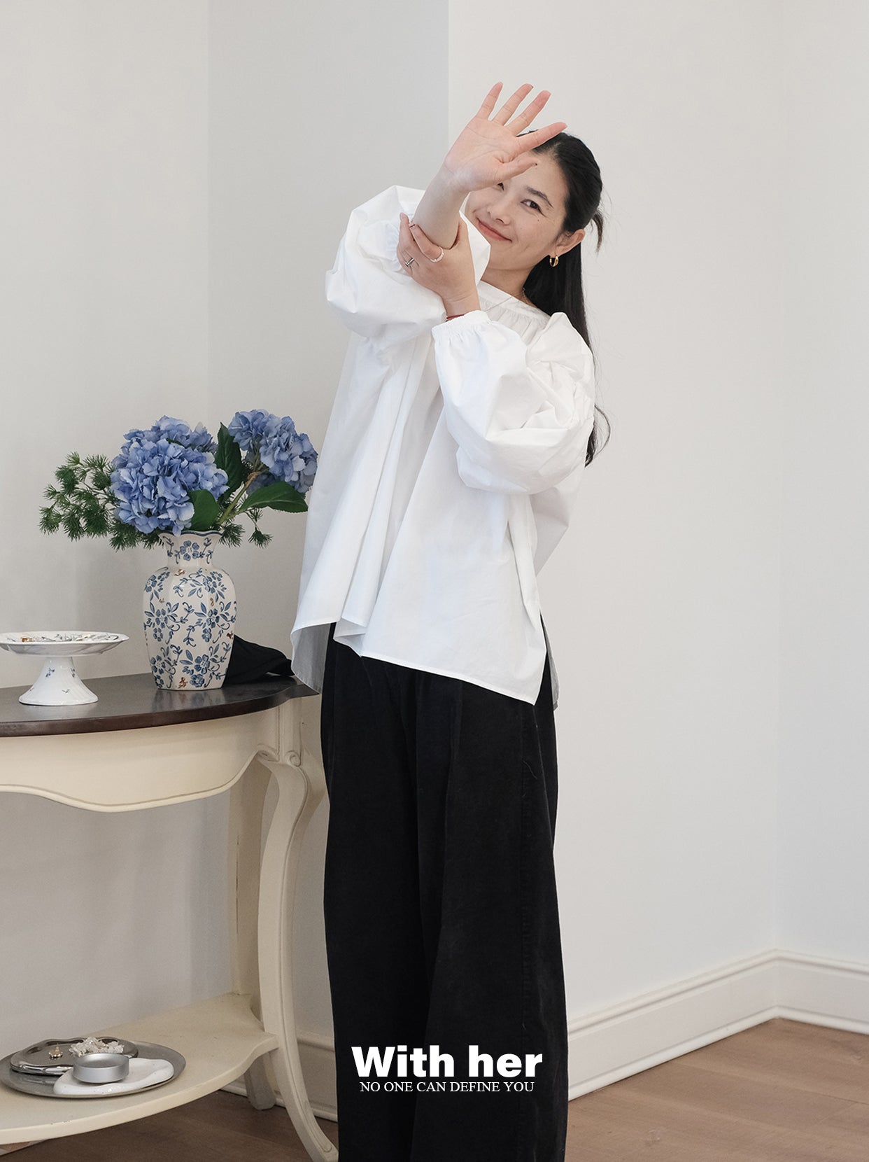 Voluminous Sleeve Shirt