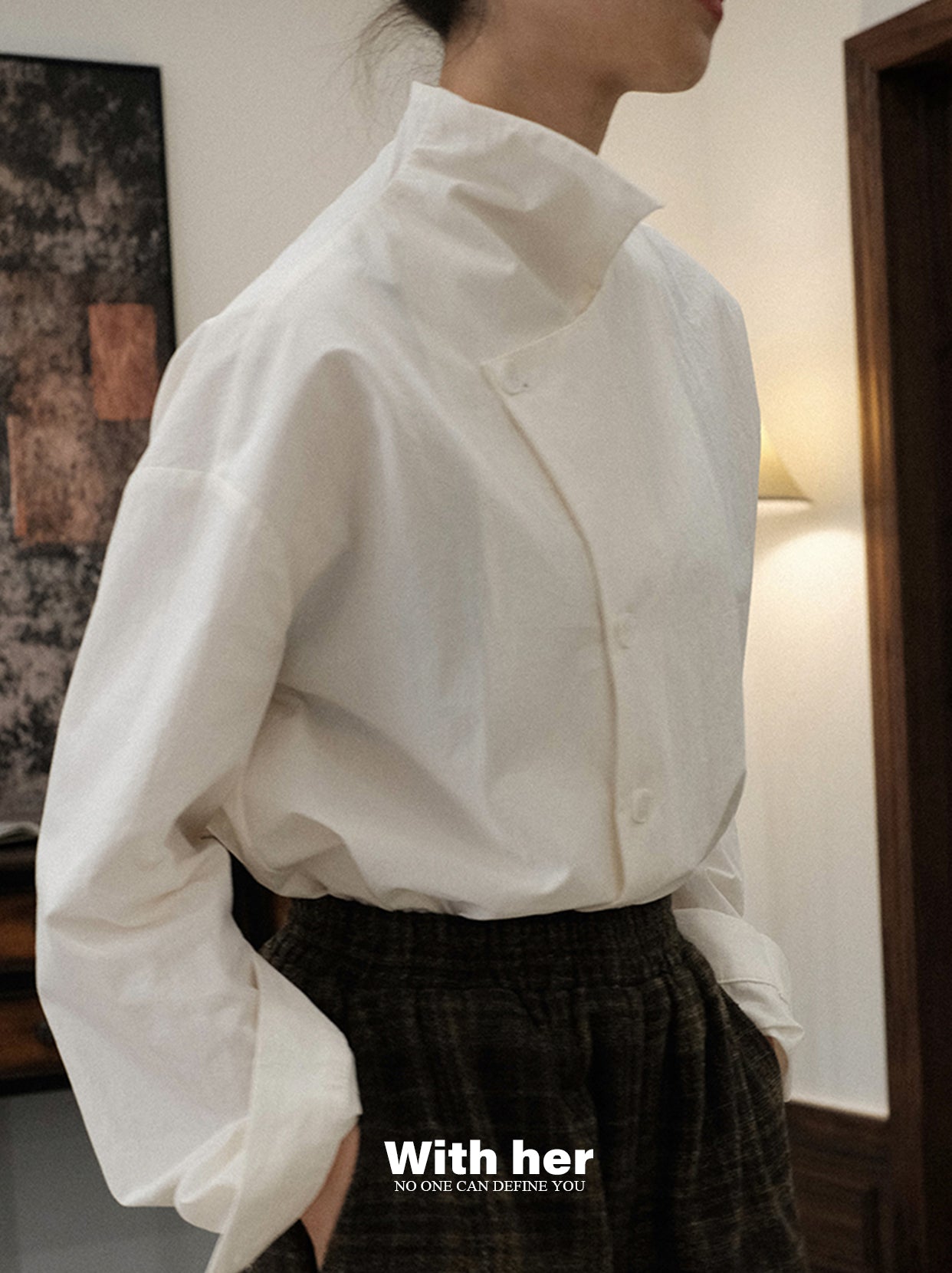 Untamed White Blouse