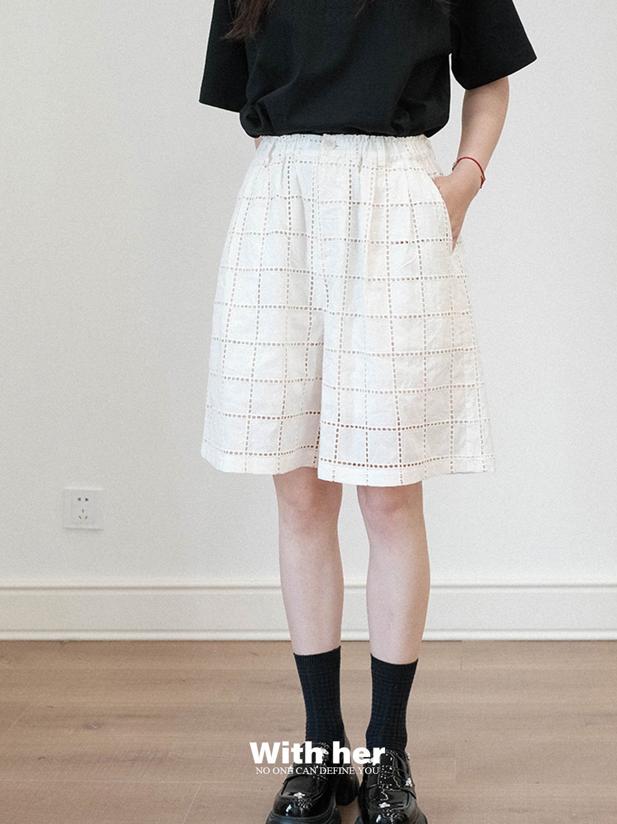 Unisex Classic Grid Shorts