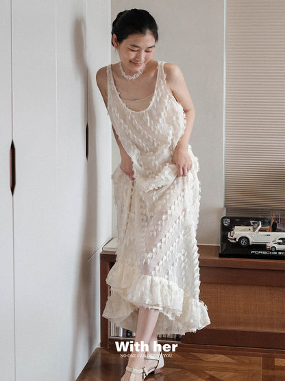 Original Sleeveless Tassel Strap Dress