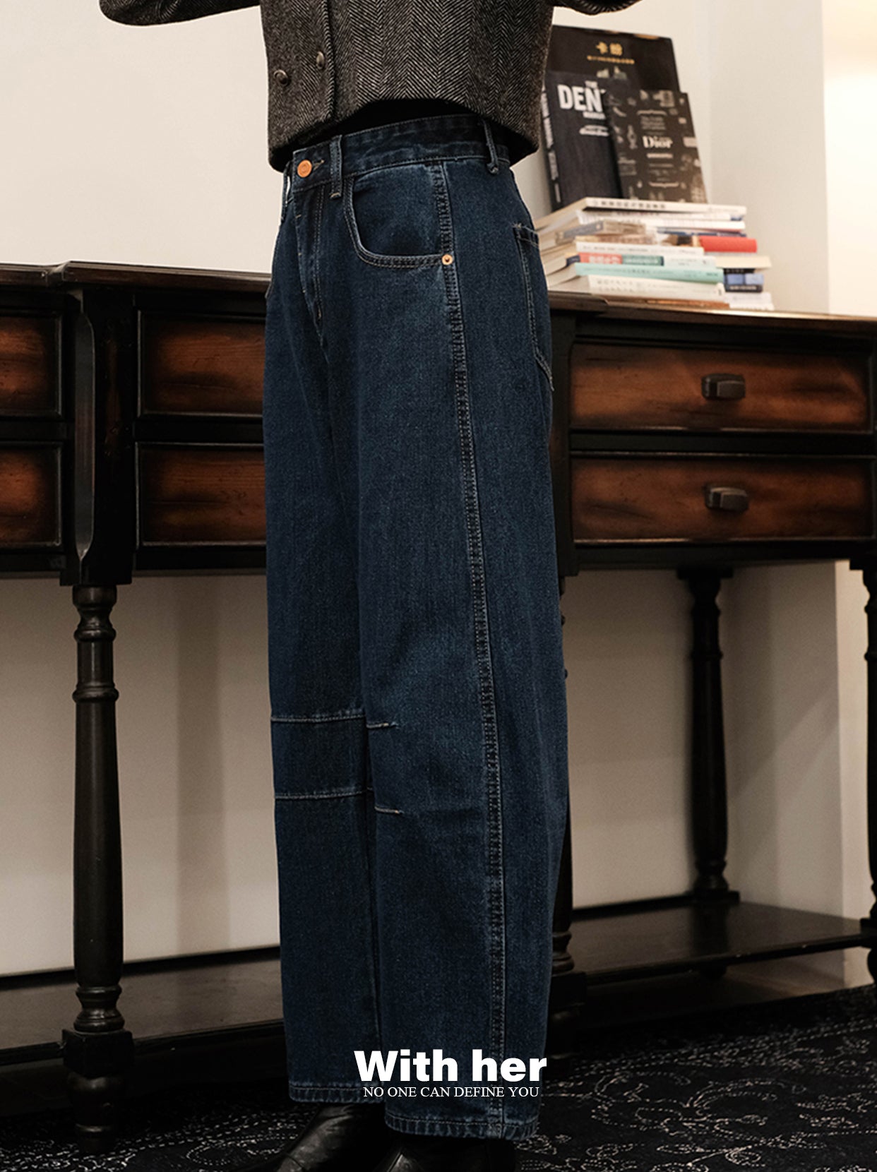 Old School Cropped Jeans