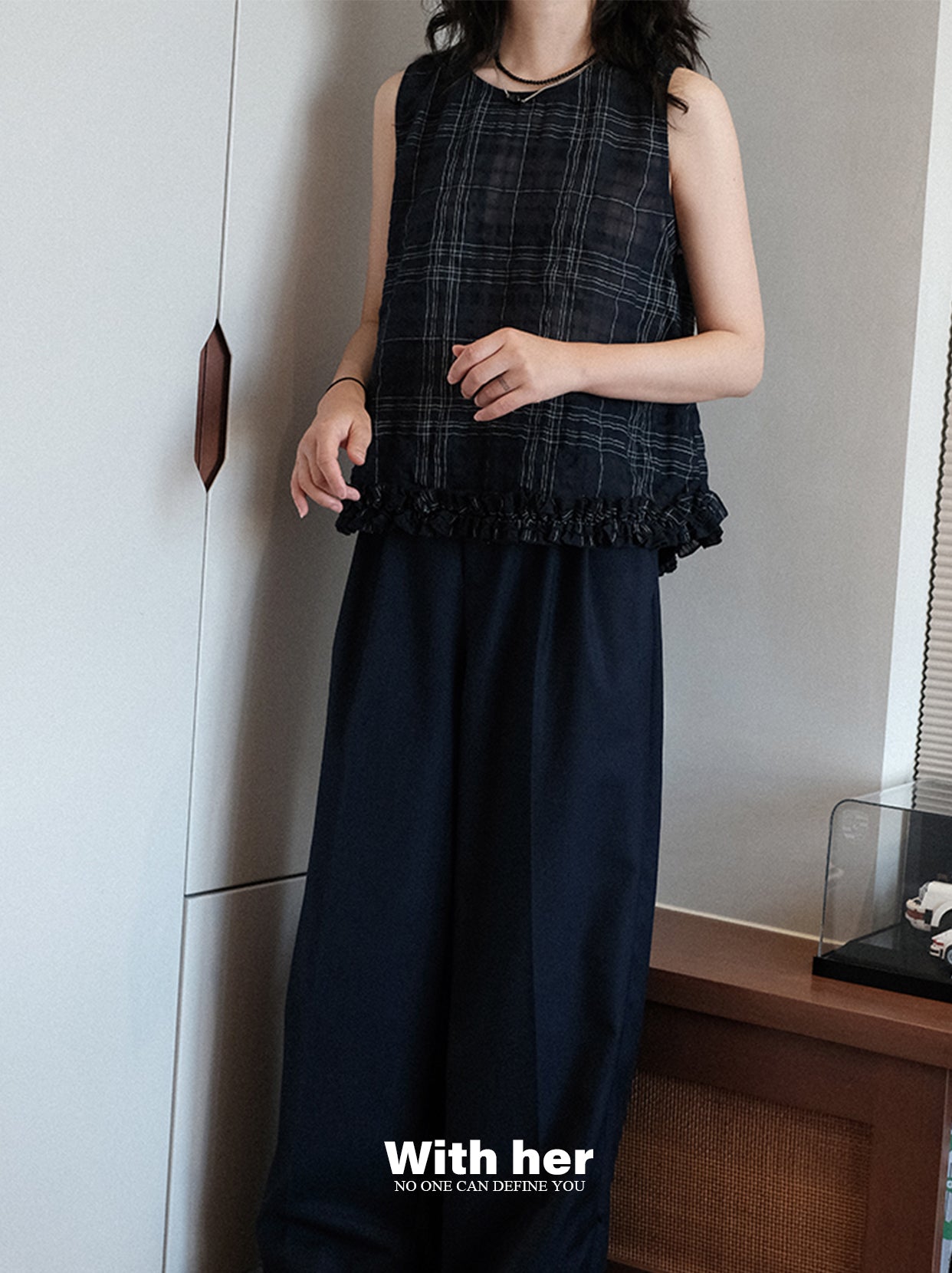 Original Plaid Sleeveless Top