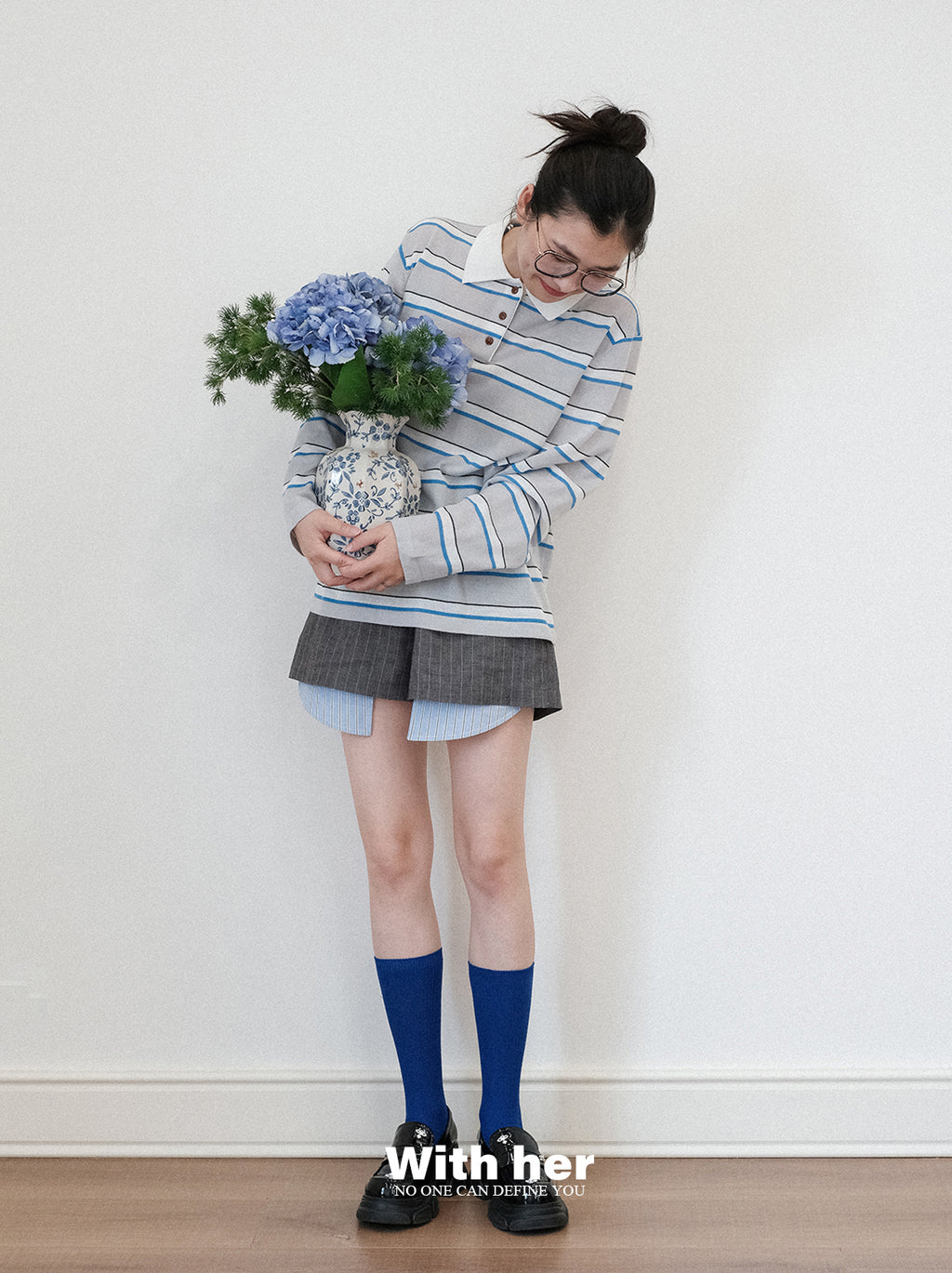 Miu Striped Shirt