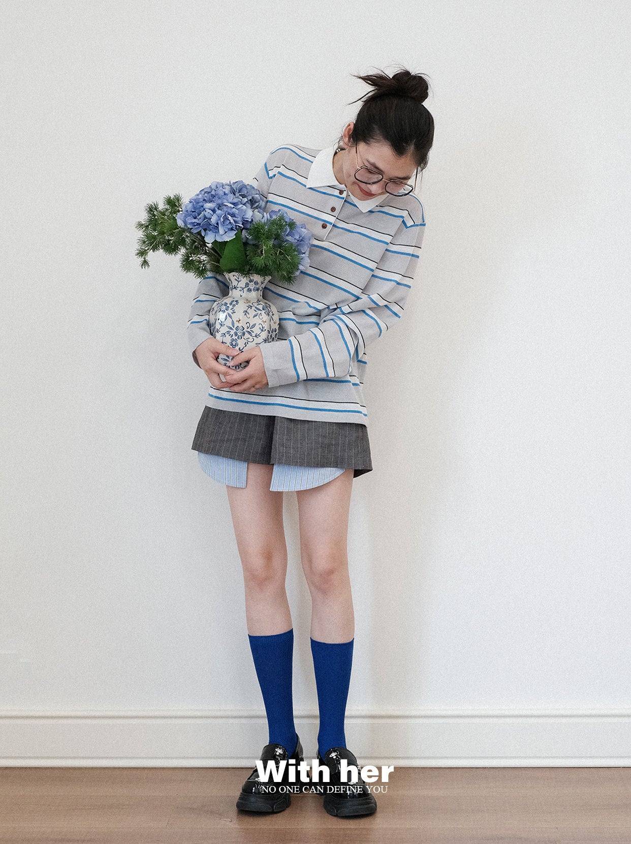 Miu Striped Shirt