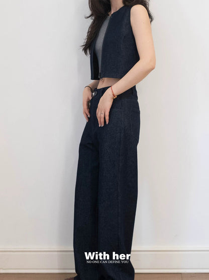 Dual Denim Top