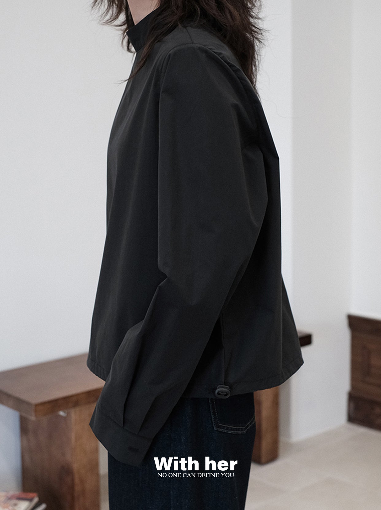 Half Turtleneck Blouse