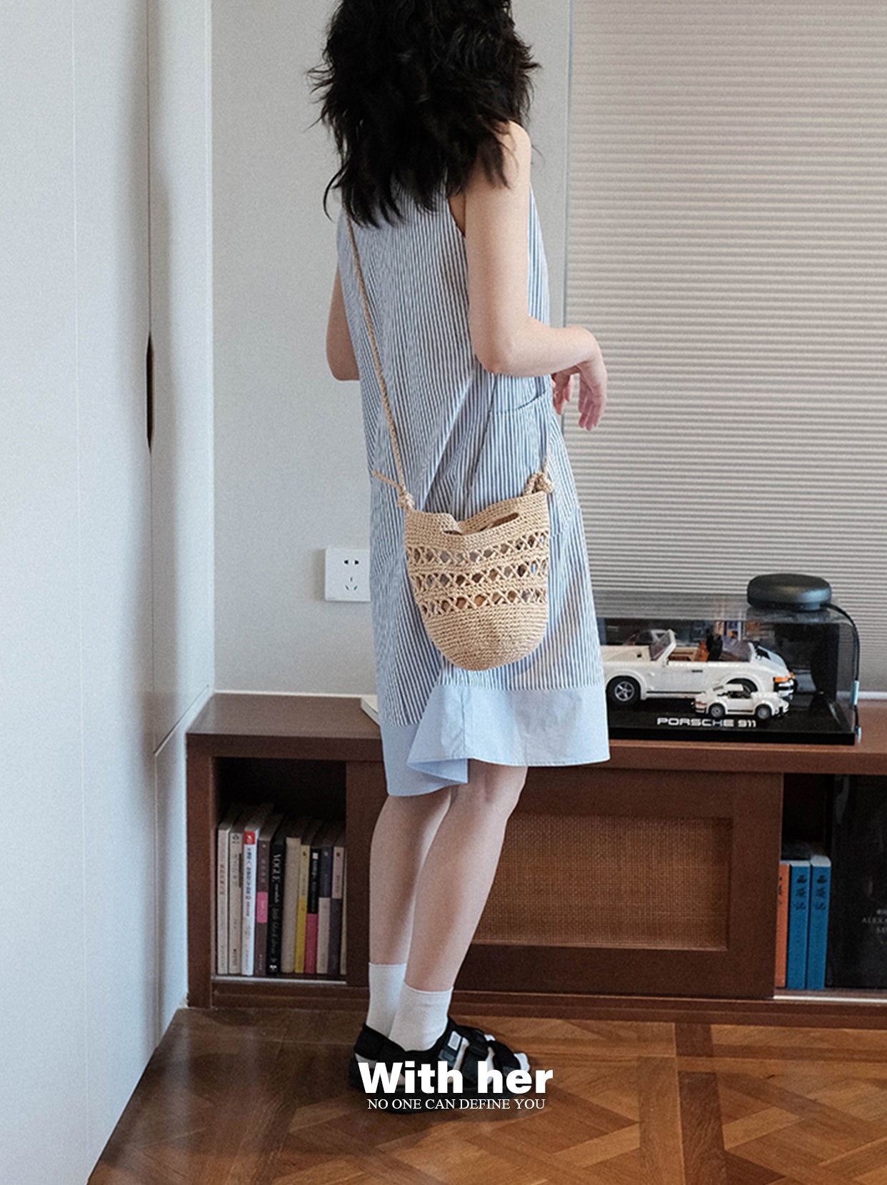 Blue Patch Dress
