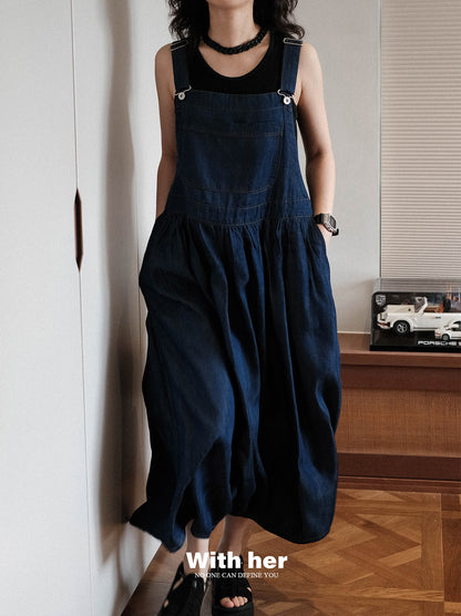 Original Tencel Denim Suspender Dress