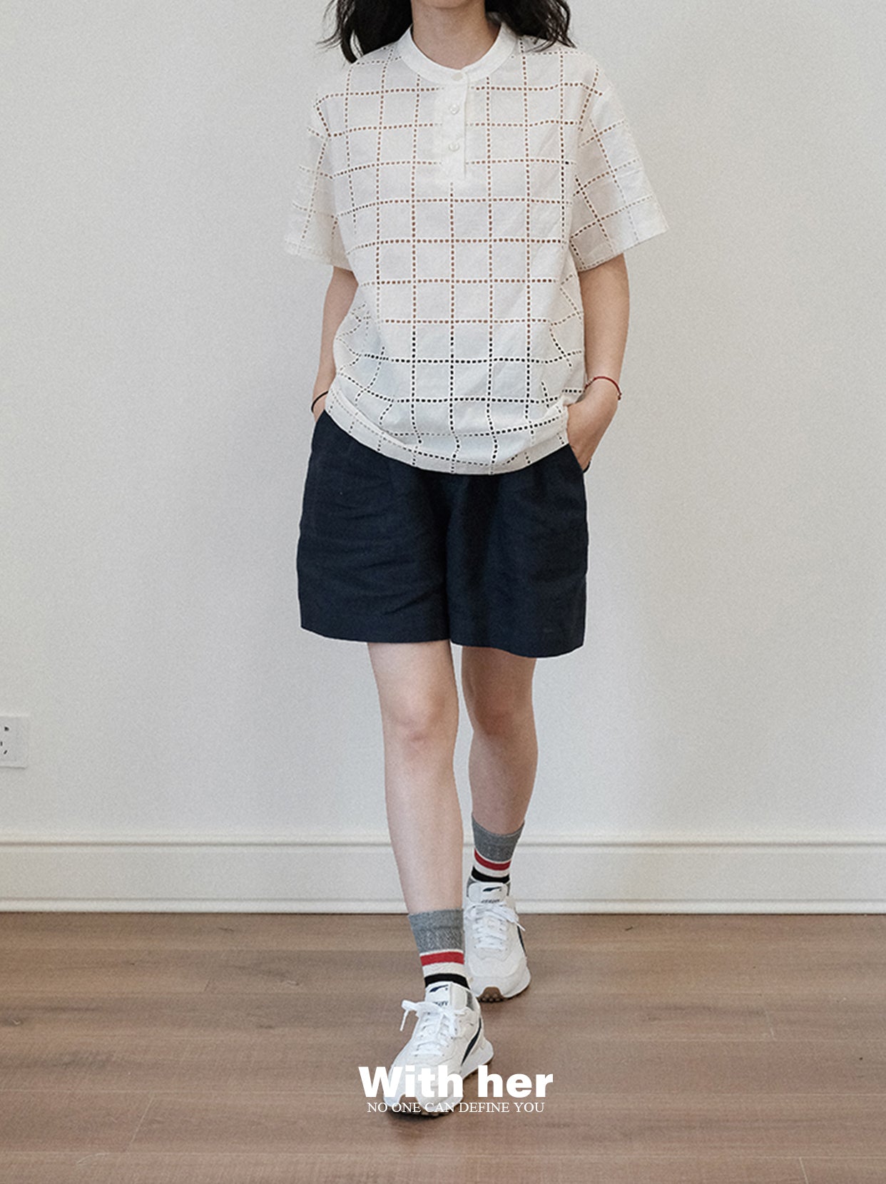 Unisex Mono Grid Tee