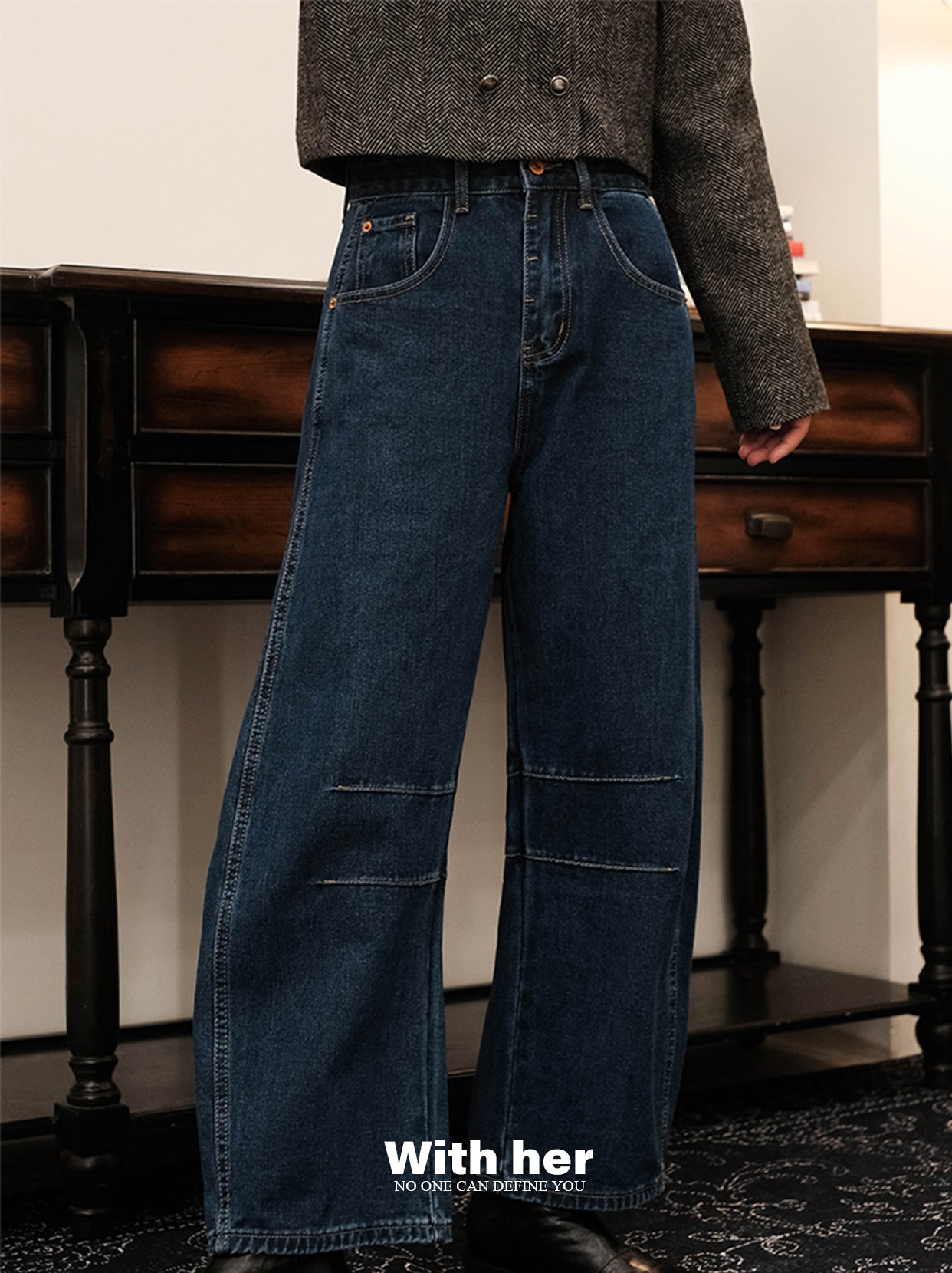 Old School Cropped Jeans
