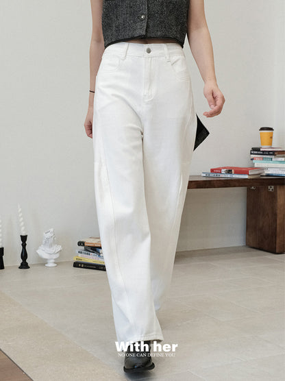 White Pearl Harem Pants