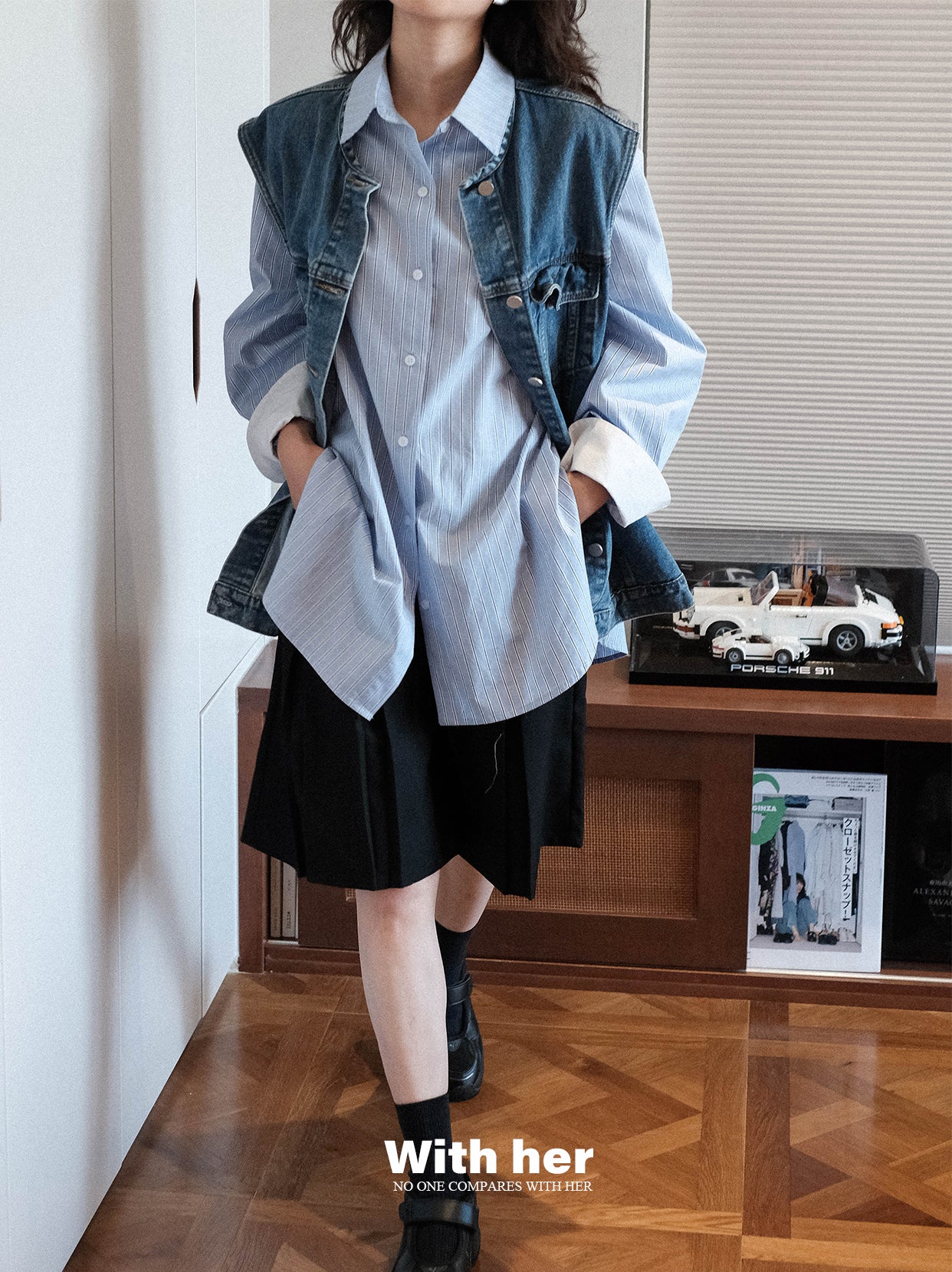 Original Oversized Striped Blouse