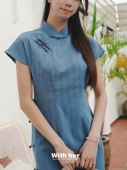 Eastern Azure Cheongsam