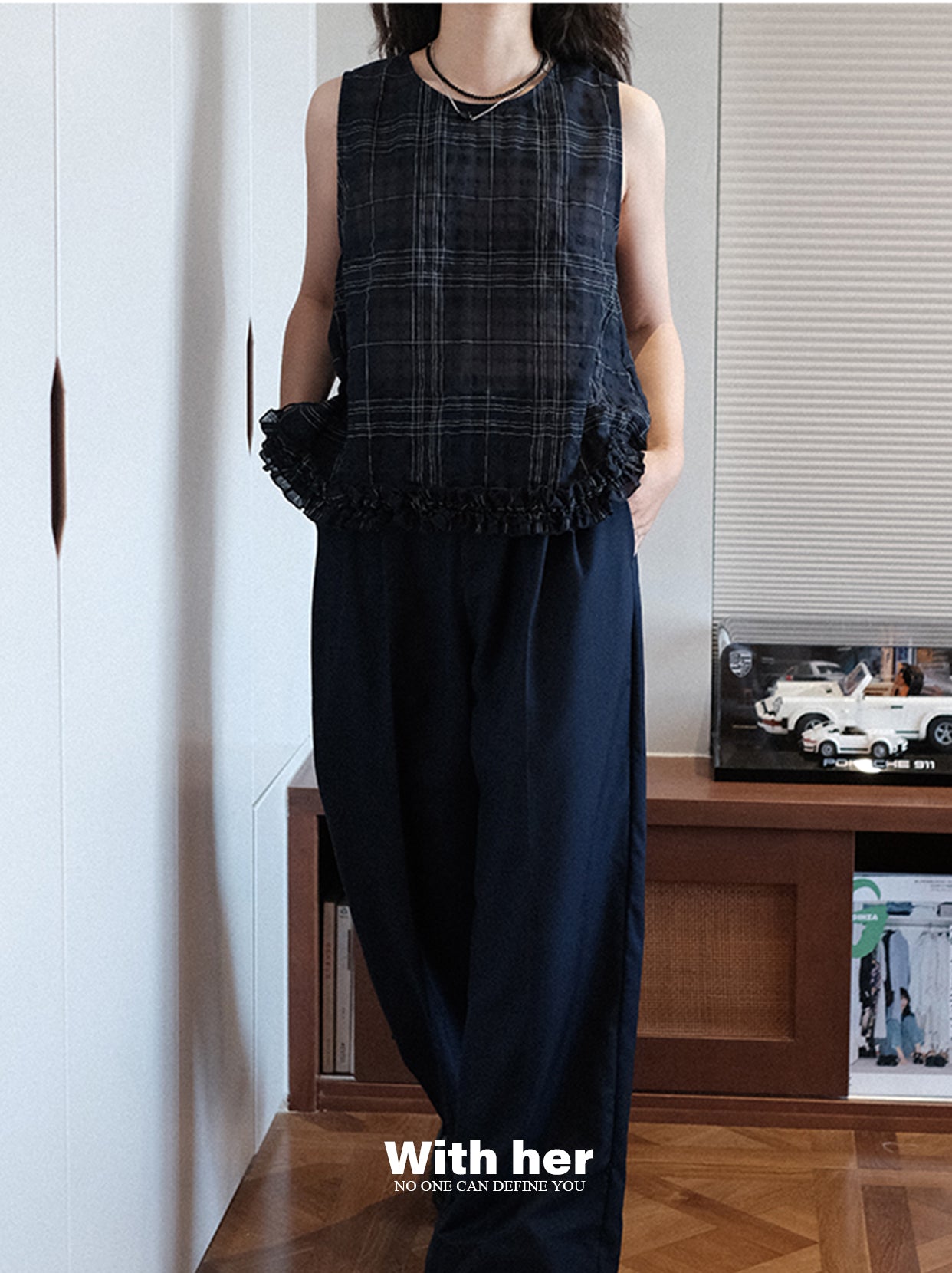 Original Plaid Sleeveless Top
