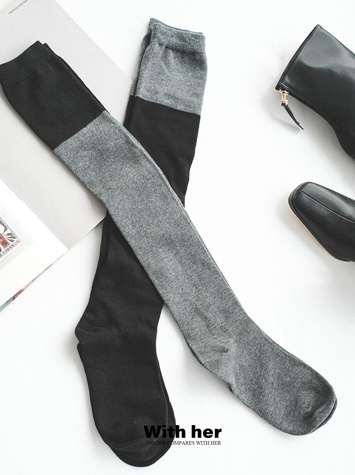 Layered Long Socks