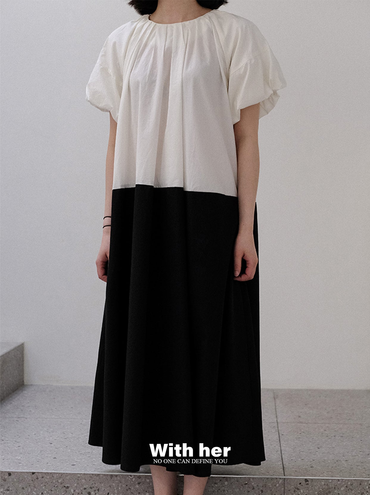 Original Cotton Puff Sleeve Dress