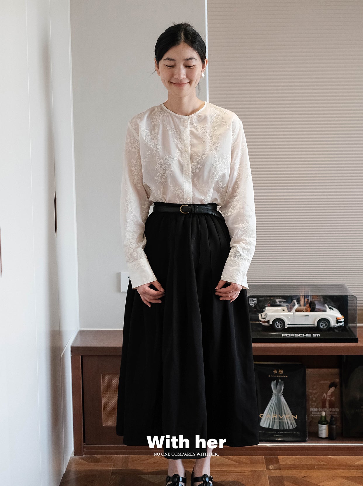Original Lace Embroidered Shirt