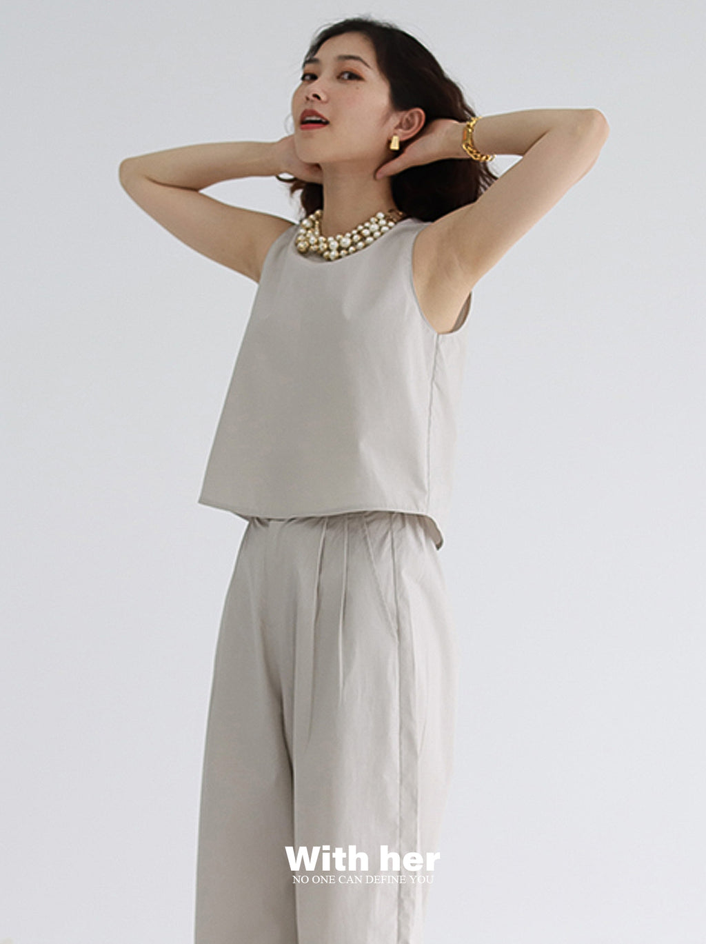 Original Backless Tie-Back Cropped Top