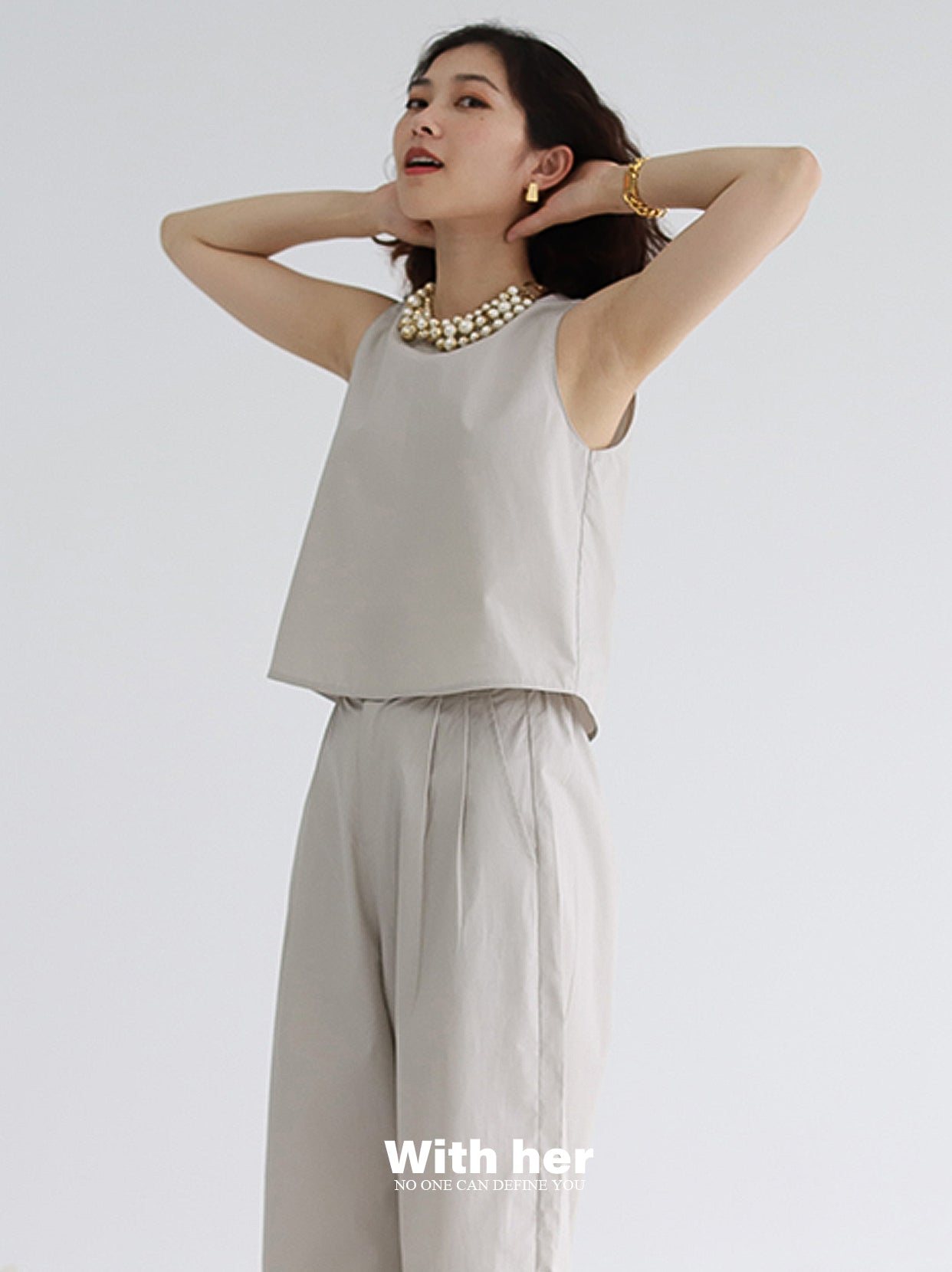 Original Backless Tie-Back Cropped Top