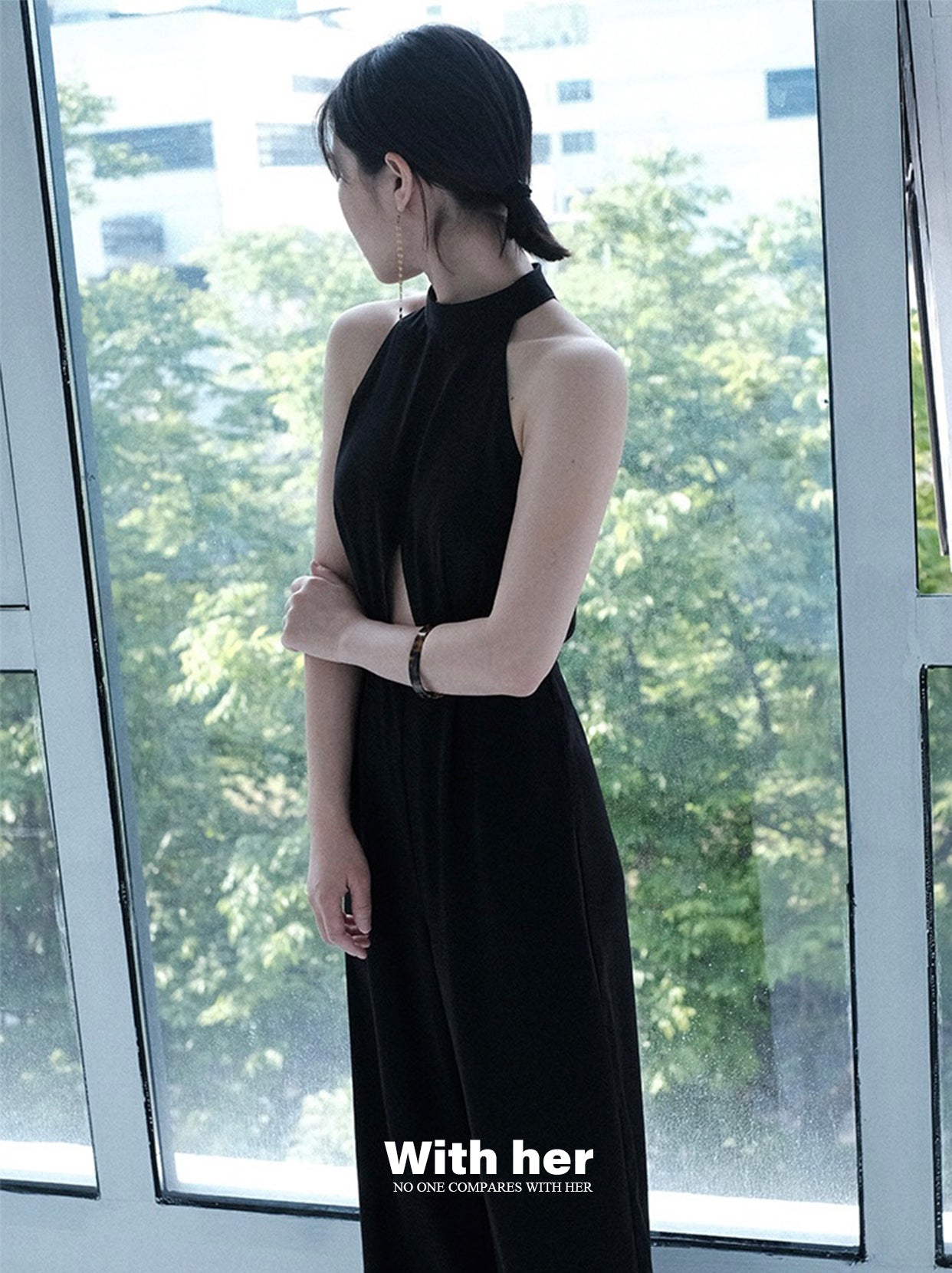 Original Halter neck Midriff Dress