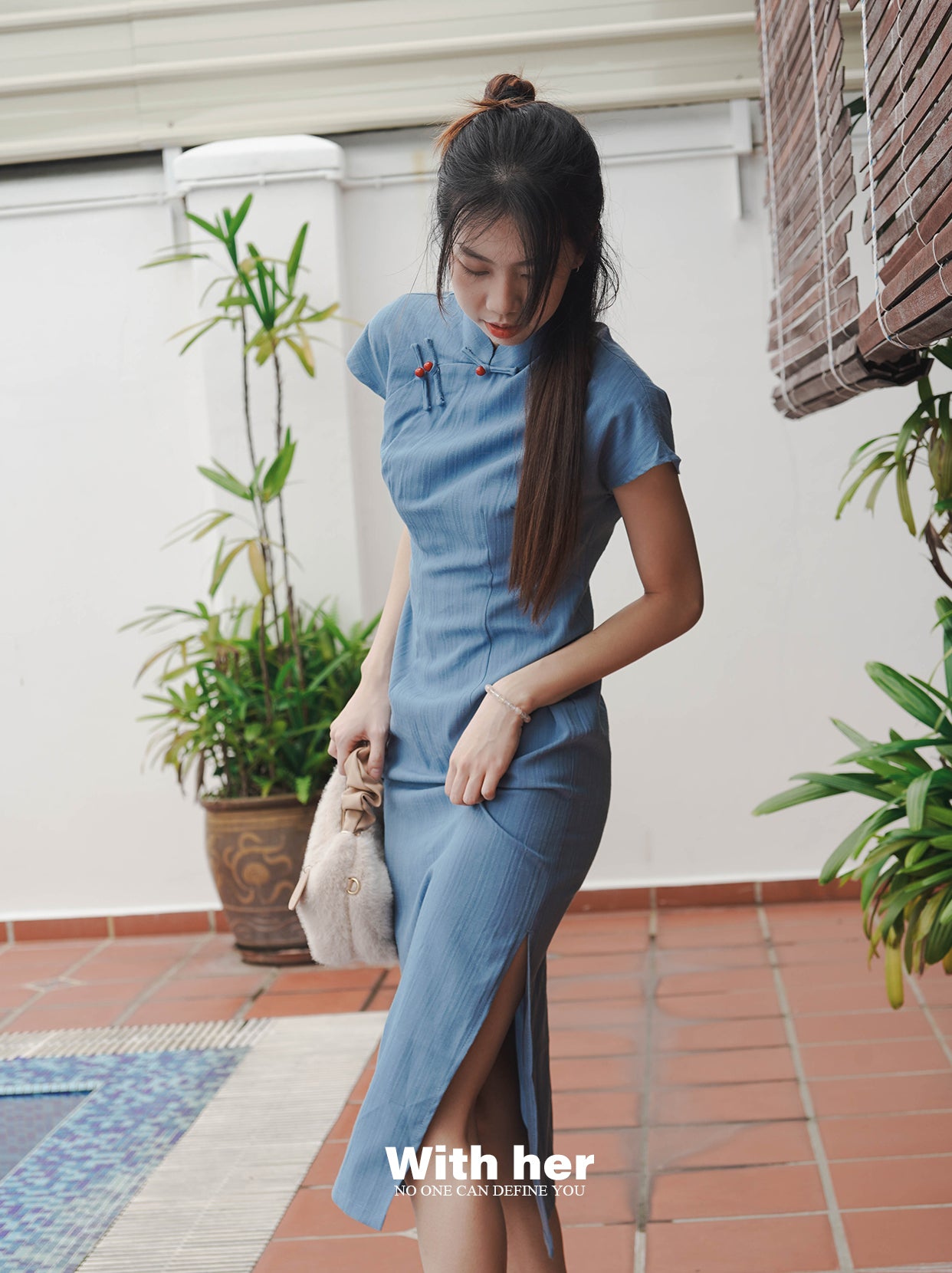 Eastern Azure Cheongsam