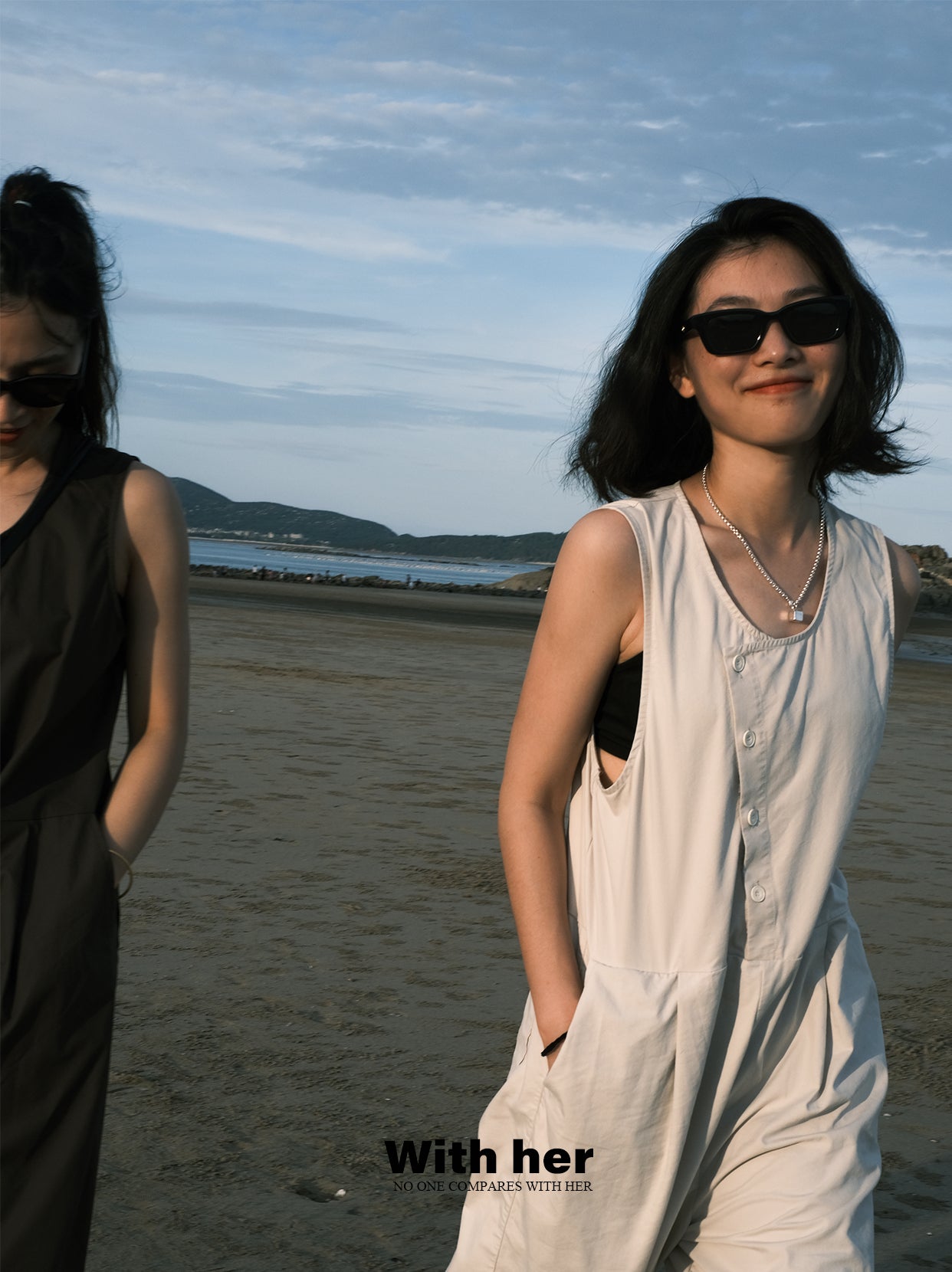 Original Sleeveless Stripes Jumpsuit