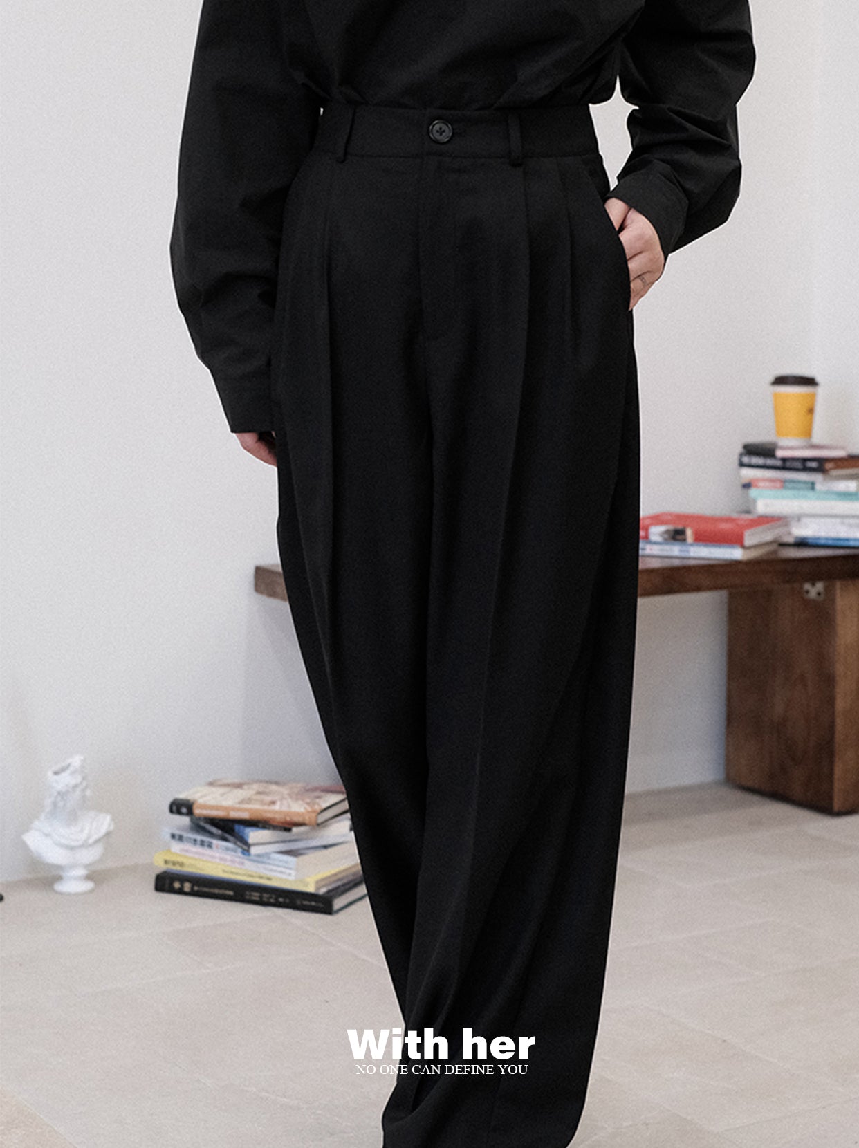 Classic Black Loose Trousers