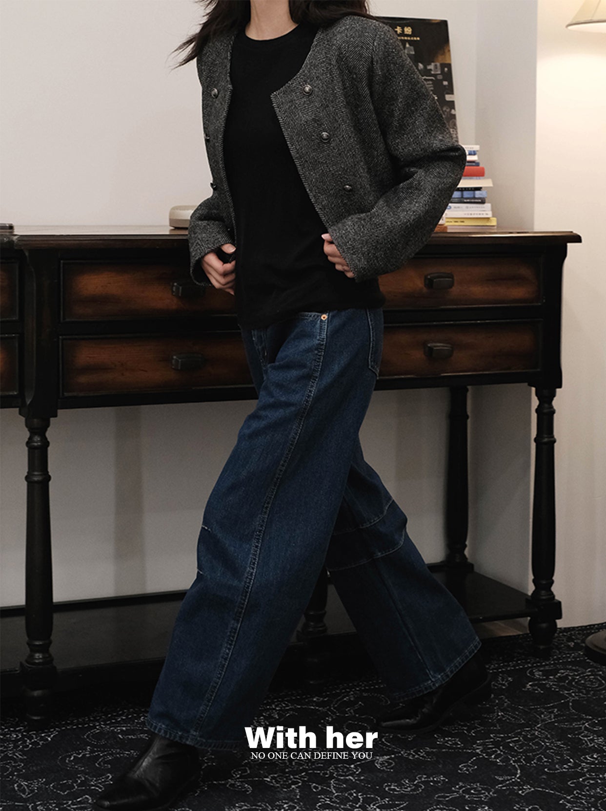 Old School Cropped Jeans