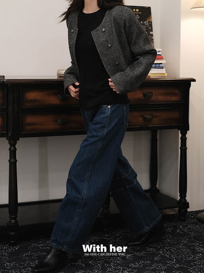 Old School Cropped Jeans