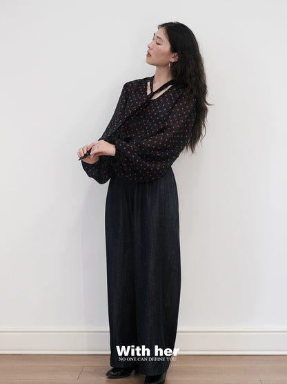Voile Dots Blouse