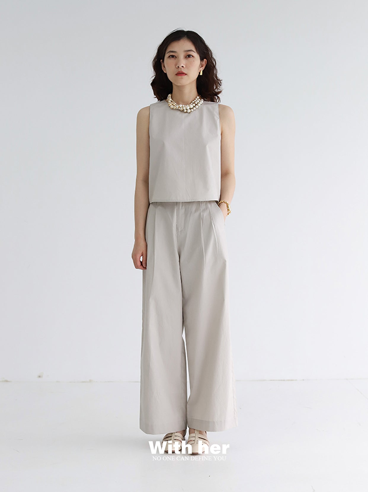Original Cotton Cropped Trousers