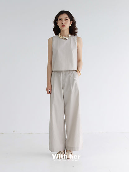 Original Cotton Cropped Trousers