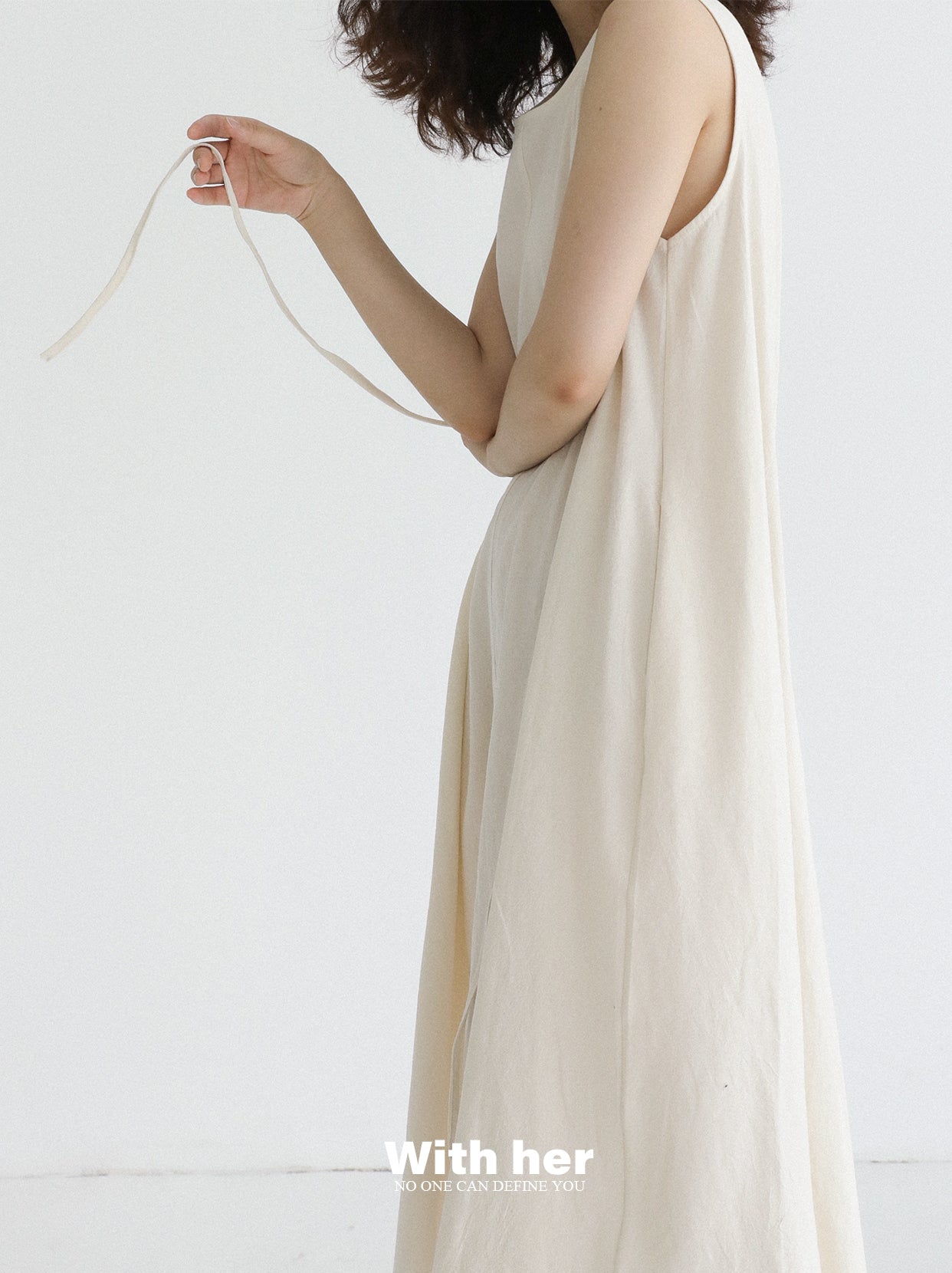 Original Cotton Linen Sleeveless Dress