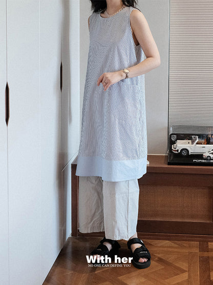 Blue Patch Dress